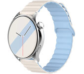 20mm 22mm watch strap For Amazfit GTS 4/2/Mini/2e/GTR 3 pro/GTR4/stratos belt Silicone Magnetic Loop bracelet amazfit bip u pro