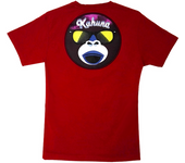 Camiseta Hombre Mono con gafas Kahuna Rojo oscuro (Men t-shirt) SLIM FIT