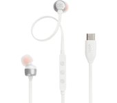 Auriculares intrauditivos jbl tune 310c/ con micrófono/ blancos