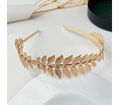 1 Amazon European and American headdress court style butterfly leaf metal alloy headband Hair headband