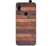 Tumundosmartphone Funda Gel Tpu para Huawei P Smart Z diseño Madera 03 Dibujos