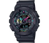Reloj de pulsera CASIO G-Shock - GA-110MF-1AER correa color: Negro Dial LCD Negro Hombre
