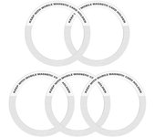 Magnetic Plate Ring Universal Mobile Phone Metal Sticker Support Wireless Charger Metal Plate Sheet For Magnet Car Holder