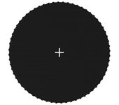 vidaXL Lona de Salto para Cama Elástica Redonda Tela Negro Suelo Recambio Dimensiones 3.05 m,  3.66 m,  3.96 m y mas