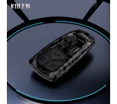 ABS Carbon Fiber Car Key Case Cover For Audi A1 A3 8P A4 B9 A5 A6 C7 8S 8W A7 A8 Q3 Q5 Q7 4M S4 S5 S6 S7 S8 RS3 RS6 SQ5 TTS TFSI