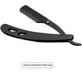 Men Shaving Barber Tools Hair Razor and Blades Antique Black Folding Shaving Knife Stainless Steel Straight razor Holder
