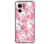 Funda Silicona Antigolpes para Motorola Edge 40 5G diseño Flores 07 Dibujos