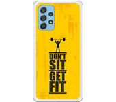 Funda compatible con Samsung Galaxy A72 - Be Unique Funda Gel get fit