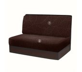 2 Pcs/set Leaves Jacquard RV Dinette Cushion Covers Elastic Camper Car Sofa Slipcover Dining Seat Covers Bench Backrest Decor