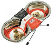 NAYECO Set Comederos Acero Inoxidable 2x0,35L NAYECO - Ideal para Mascotas - 07024 Set comederos Accesorios y Complementos para Mascotas Cuidado Mascotas