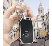 Car Key Case Cover Fob Shell for Kia Ceed Cerato Forte NIRO Seltos Sorento Soul Sportage Telluride K5 Smart Keyless Remote Key