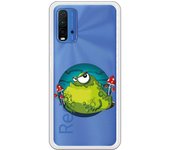 Funda compatible con Xiaomi Redmi 9T/Pocophone M3 - Monstruo verde