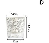 Transparent Self-watering Plants Pot With Water Container Flower Pot Green Plants Succulent Planter For Garden Home Bonsai Decor