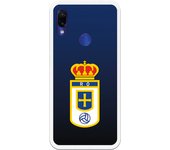 Funda original compatible con Xiaomi Redmi Note 7 - Real Oviedo Escudo Fondo degradado