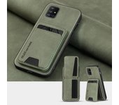 Solid Color Leather Wallet Card Slot Bracket Phone Case For Samsung A55 A54 A53 A52 A52S A51 A71 A35 A15 A16 A06 A05 A34 A32 A14