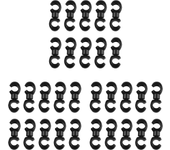 10-30pcs S Style Brake Cable Clips for Bicycle MTB Rotatable Line Hose Guide Line Hook Pipe Buckles For Cycling Accessories