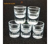 Authentic SKY SOLO PLUS 5PCS SHOT GLASS CUP High Borosilicate Bulb
