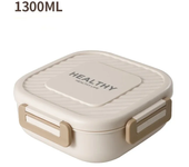 1300ML Portable Compartments Lunch Box for Children Bento Box Food Storage Container Leakproof Picnic Fruit Salad Box Dinnerware