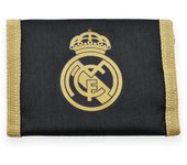 Cartera negra y dorada Real Madrid - Black Gold