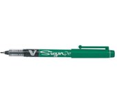 Pilot rotulador de punta fina v-sign pen - punta fina de 2mm - trazo de 0.6mm - color verde (12 uds)