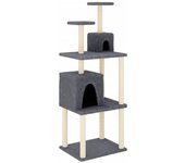 Rascador para Gatos Poste de isal 105 cm Huellas beige