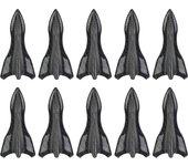 10Pcs Rear Roof Shark Fins Spoiler Wing Kit Universal Car Roof Spoiler Bumper Spoiler Shark Fin Diffuser Vortex Generator