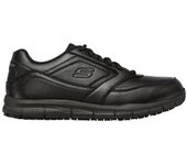 ZAPATILLAS ANTIDESLIZANTES SKECHERS Work Relaxed Fit: Nampa SR 77156EC NEGRO