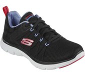 Zapatillas Skechers Flex Appeal 4.0 para mujer en color negro