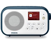 SANGEAN DPR-42BT Blanco/Azul / Radio portátil