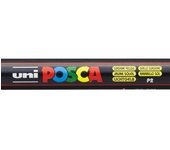 Posca Pc-3m Marcador de Pintura - Punta Cónica 0.9-1.3mm - Tinta Base Al Agua - Resistente a la Luz - Amarillo Sol (6 Uds)