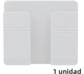 1-4pcs Wall Mounted Storage Box Multifunction Punch Free Organizer TV Remote Control DIY Mobile Phone Plug Charging Holder Stand
