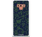 Funda original compatible con Samsung Galaxy Note 9 - Batman Patt Villain Blue