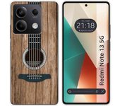 Funda Silicona para Xiaomi Redmi Note 13 5G diseño Madera 11 Dibujos