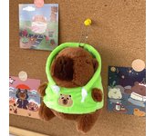 Cute Creative Capybara Plush Keyring Pendant Cartoon Plush Dolls Keychain Fashion Backpack Pendant Decoration Birthday Gifts