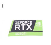 RTX 3090TI 3080TI 3070 3060 desktop sticker laptop graphics card label