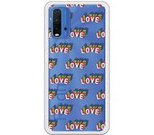 Funda compatible con Xiaomi Redmi 9T/Pocophone M3 - Patron Love