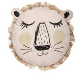 Atmosphera Créateur D'intérieur Cojín Infantil de Flecos con Cara de León Atmosphera 44 X 13 Cm - Encantador Diseño y Tacto Suave