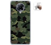 Tumundosmartphone Funda Gel Tpu para Xiaomi POCO F2 Pro diseño Camuflaje Dibujos