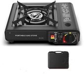 Exterior portátil doble uso butano estufa casera hot pot samovar barbacoa placa placa magnética gas gas