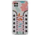 Funda Silicona Antigolpes para Samsung Galaxy A22 5G diseño Zapatillas 09 Dibujos