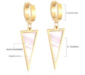 LUXUKISSKIDS Stainless Dangling Earrings Long Tassel Drop Steel Gold Pendients Korean Fashion Women Fairy Wedding Party Piercing