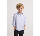Silbon - Polera sport kids rayas horizontales azul