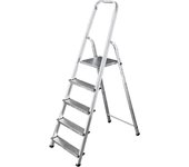 Orework Escalera Aluminio 3 Peldaños 1,35 M Ligera Compacta Fácil de Transportar
