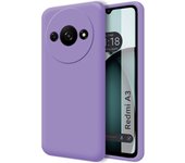 Funda Silicona Líquida Ultra Suave para Xiaomi Redmi A3 color Morada