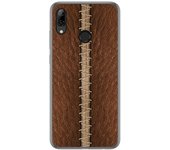 Tumundosmartphone Funda Gel Tpu para Huawei P Smart 2019 / Honor 10 Lite diseño Cuero 01 Dibujos