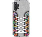 Tumundosmartphone Funda Silicona Antigolpes para Samsung Galaxy A32 5G diseño Zapatillas 04 Dibujos