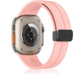 Magnetic Strap For Apple watch ultra band 49mm 45 mm Silicone Bracelet iWatch Series 7 8 se 6 5 3 44mm 45mm 40mm 41mm 42mm 38mm