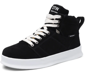 Brand High-Top Men Sneakers Microfiber Sneaker Man Platform Tennis Vulcanized Shoes Colorful Casual Original Men's Shoes 2023