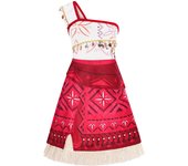 Summer Vaiana Fantasy Children New Movies Girls Carnival Dress Clothing Set Kids Princess Party Dress Christmas Moana 2 Costume