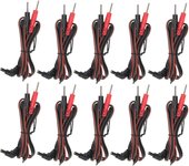 10Pcs Standard Pin Electrode Lead Wires TENS Conductive Standard Pin Ems Massage Electrode Pad Digital Tens Machine Health Care